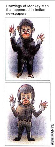 Drawing of Monkey Man