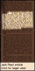 Detail of Jack Pearl article